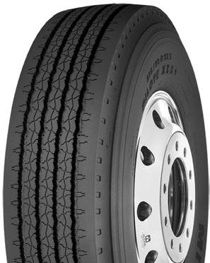 STEER/ALL-POSITION TIRES XZA 1 LINE HAUL, BUS / RV & REGIONAL Even-wearing, all-position tire optimized for heavy axle loads in highway and limited regional service (1) Miniature sipes in groove