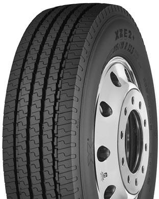 evacuation throughout the life of the tire Lateral siping along rib edges help enhance traction and braking in adverse weather conditions Robust crown design with four-steel belt package ed LIST