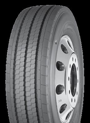 STEER/ALL-POSITION TIRES XZU S 2 URBAN Next generation all-position tire with high carrying capacity designed for exceptional treadlife in high scrub urban applications such as waste vehicles Up to