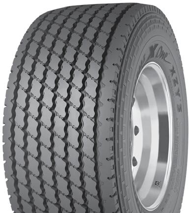 STEER/ALL-POSITION TIRES X ONE XZY 3 ON/OFF ROAD MICHELIN all-position radial innovation designed for significant weight and fuel savings (1) in on/off road operations Long tread life and outstanding