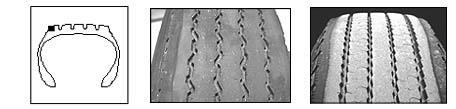 Shoulder Step This condition is typical of certain tire brands and long wearing tread designs. This condition is not linked to any maintenance practices.