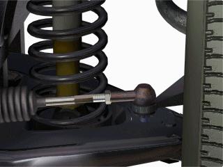 only caster Toe Adjustment Toe is adjusted to set the tires parallel to one another while the vehicle is