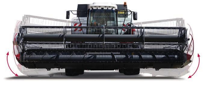 capacity. With the absence of the receiving beater there is no need to convert the feeder for harvesting tilled crops.