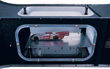 of the wind tunnel. 1. Make sure the power pack is disconnected from the jack at the rear of the wind tunnel and the master switch is off. 2.
