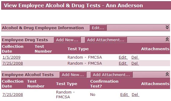 A post accident drug and alcohol testing system.