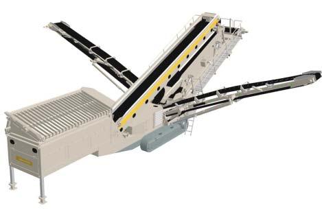 ST3.8 Technical specifications - Feed conveyor Description Metric English Belt width 1050 mm 3'4" Conveyor length c/c 3075 mm 10-0 Belt