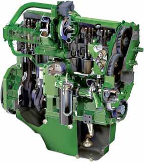 John Deere PowerTech Plus engine delivers 530 hp ECE-R120 the highest of any John Deere combine.