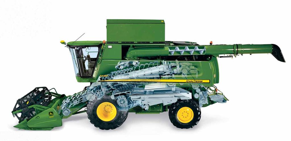 S690 Combine More than a combine it s a whole new way to look at harvesting. With features such as AutoTrac and HarvestSmart every operator can harvest at full capacity, all day, every day.