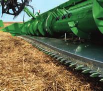 S-Series Combines 600 Series HydraFlex and Rigid Platforms Segmented skid shoes (available on HydraFlex platforms) provide more flexibility for ground-hugging harvests so you can reduce field losses