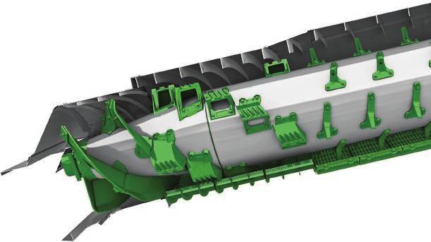 S-Series Combines TriStream and Variable Stream Rotor Smooth operation - TriStream Rotor The best of both worlds high capacity and gentle threshing.