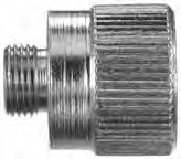 For pull-on, push-on or hook-on service. Use with large 7 /8 in. (22 mm) diameter button-head fittings. 7 /6 in.-27 (f) thread.