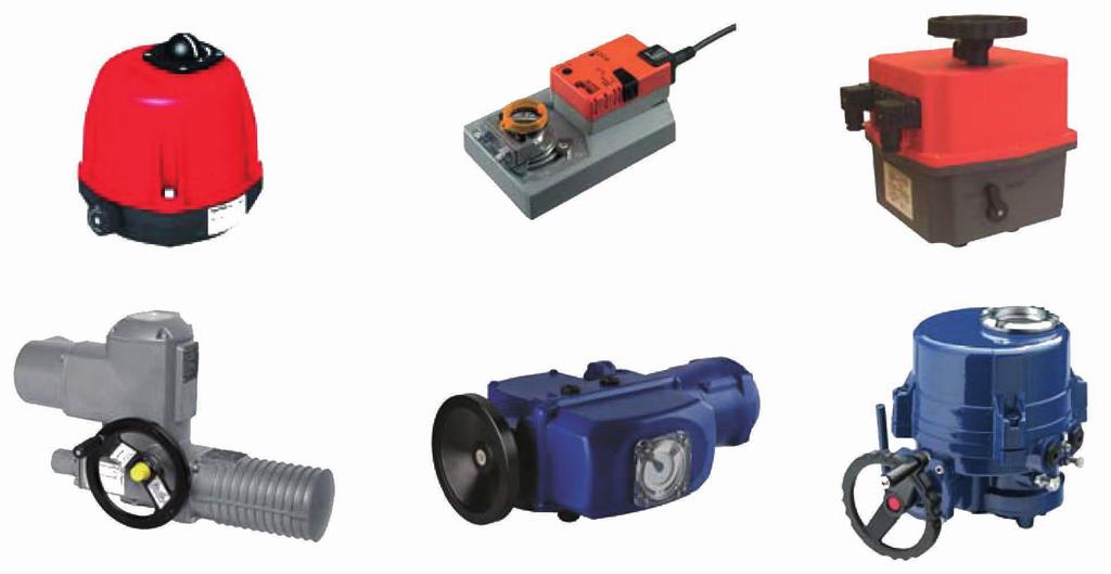 Positioners: Pneumatics 3-15 psi Electro Pneumatics 4-20 ma SMART Intelligent MHS Hydraulic Actuator Spring Return Declutchable Gearboxes MSE Electrical