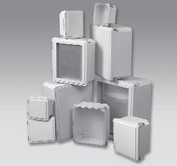 These exceptionally durable, corrosion-resistant enclosures can withstand extreme abuse and exposure to chemicals, water, and extreme conditions.