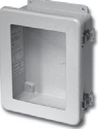 These enclosures are made of fiberglass reinforced polyester and have a poured polyurethane seamless gasket that provides a watertight and dust-tight environmental seal for exceptional corrosion and