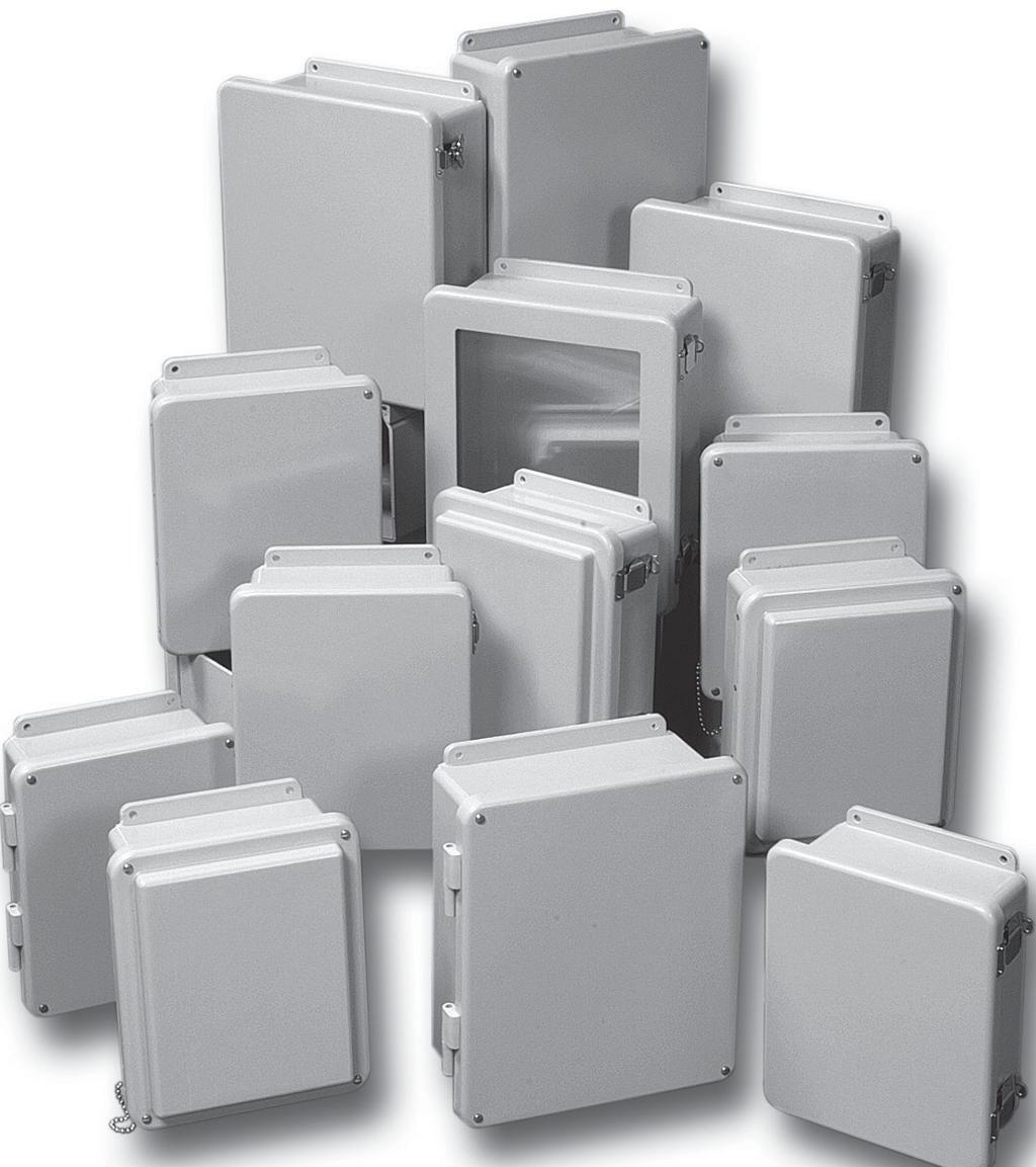 5E Fiberglass Enclosures Raised Cover Series Eaton's Crouse-Hinds Raised Cover Series offers a solution for applications requiring an enclosure with a raised or deeper cover.