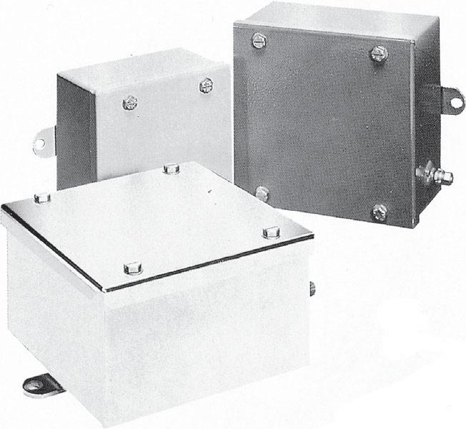 2E STB Series Enclosures Sheet or Stainless Steel Cl. I, Div.