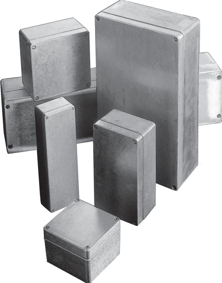 KBX Die Cast Aluminum Enclosures ATEX: II 2 G Ex e II UL Listed NEMA 4 IP66 T6 2E Applications: The KBX range of Ex e enclosures offers good resistance to industrial, marine, and other arduous
