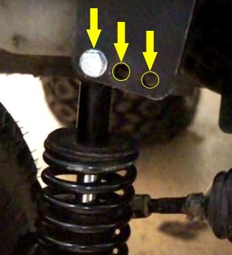 If the cart is not high enough to accommodate the larger tires and wheels, raise the cart to the right height with the jack. 12. Install the (2) new rear tires/wheels on the rear hubs. 13.