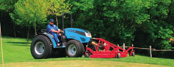 MISTRAL, A SMALL SIZE FOR EXTRALARGE PERFORMANCE The Mistral Series compact tractors offer a restyled design and ergonomically improved controls.