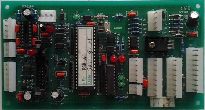Lanfeng dispenser connection Example of connection through pump port 1 Gnd Gnd RxD TxD TxD RxD Lanfeng RS-232 dispenser board Connection over the RS-232 interface is done in the following way: -