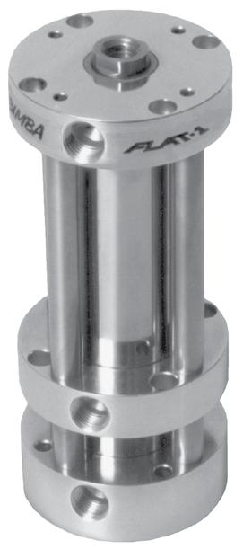 Bimba FOP The Bimba Multiple Position FOP Flat-1 is a double-acting, single rod end cylinder that provides three positions with just one cylinder.