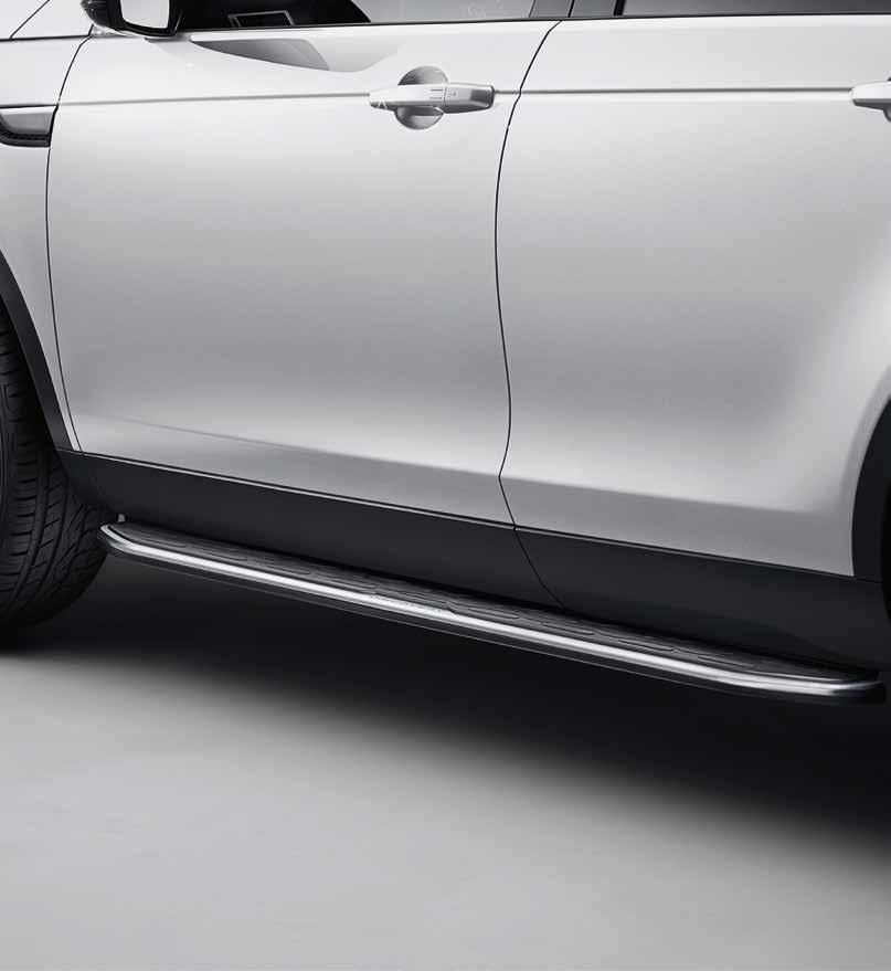 steel, features a premium Bright Polished finish for the front of the vehicle. 3.