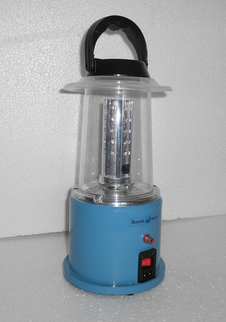 normal CFL lantern. It gives more light with less maintenance and investment. Ronds Solar Lantern needs only 3 W panel to give a backup of 10 hrs.