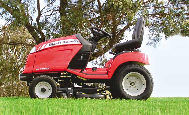 Side Discharge Garden Tractor A powerful and comfortable garden tractor Get the job done quicker with Massey Ferguson Side Discharge Garden Tractors.