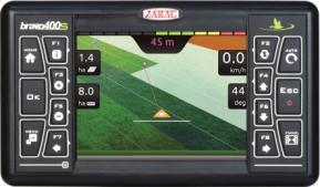 The Bravo 400 Navigator is a stand alone GPS unit for field guidance.