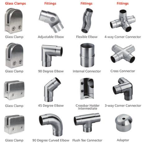 Stainless Steel Handrail Tube and Fittings Stainless Steel Handrail Tube Grade 304 & 316 - Satin Polish O/D 1" OD X 3.0mm 1.