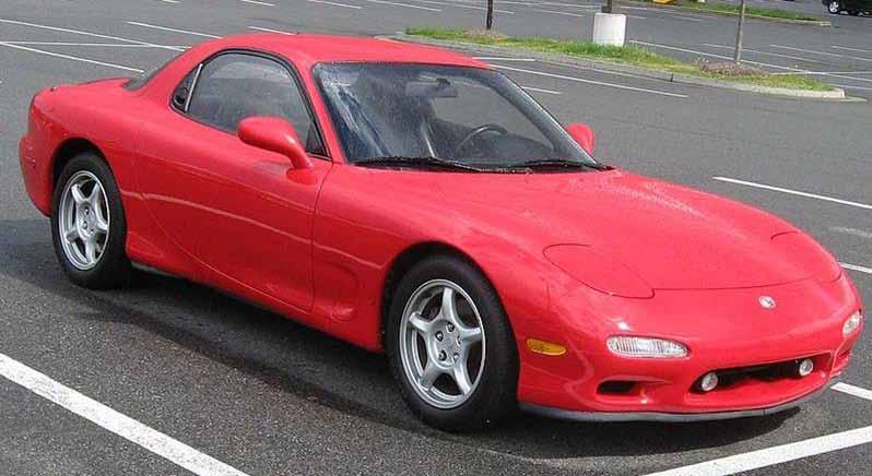 Mazda RX-7 (1992-2002) Although the RX-7 was launched in 1978, it was only in 1992 when Mazda launched a RX-7 which had super car performance.