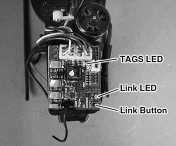 5. Monitor the flashing LED. When it stays on without flashing, your transmitter is now linked to the helicopter. Note: there is a second LED in the center of the PCB.