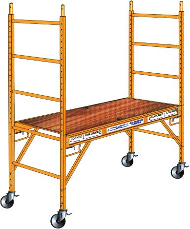 Single ladder box frame 2' 3' - 4' -5' Adjustable Legs 5 00 15 00 Base