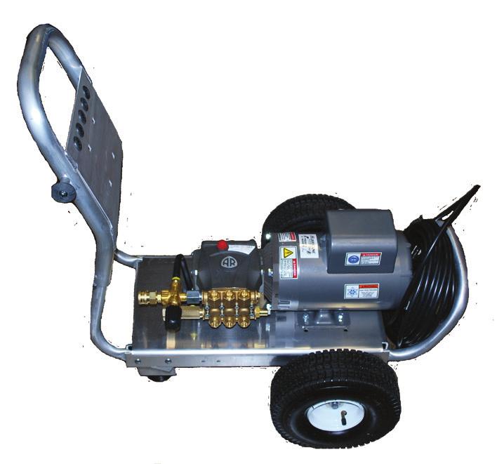5 and 2 HP units See page 88 for accessory kits Electric Direct Drive 1750 RPM 120V 5/8" Shaft 5 HP units have electrical cord Bent-Handle Aluminum for easier transport