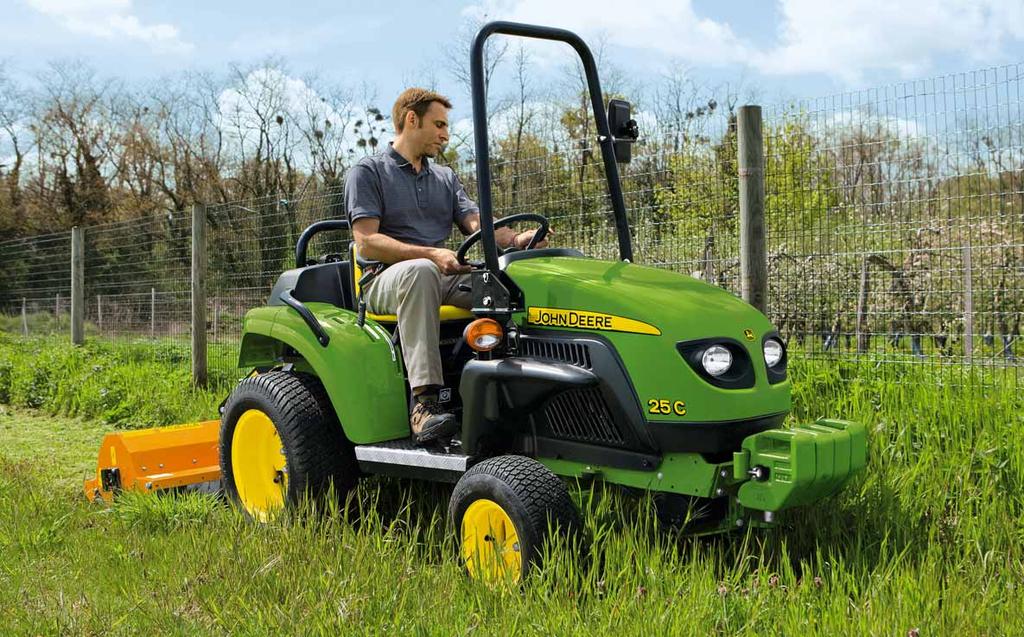 The new 20C and 25C Standard Compact Utility Tractors. Designed with you in mind.