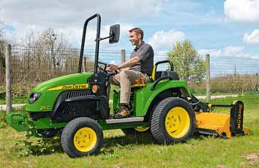 20C & 25C Standard Compact Utility Tractors Versatile Compatible with a wide range of attachments, the 20C and 25C are everything you need