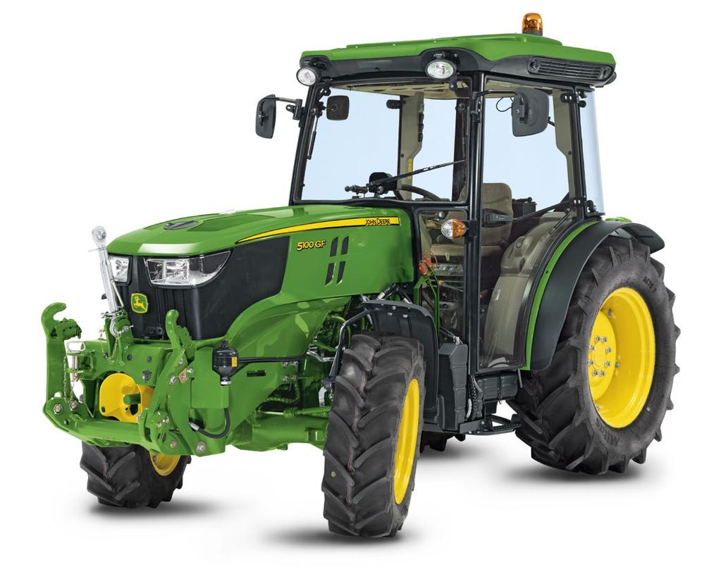 16 5G Series PTO Service Front and rear PTOs 5GF, 5GL and 5GN speciality tractors feature front hitch and front PTO up to 1,000 rpm ex factory for added versatility.