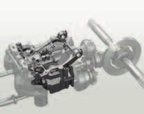 It has a set of four planetary gears, which optimises power transfer and results in high robustness.