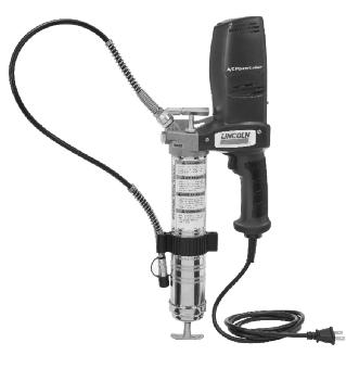 Lubrication Tools and Equipment 120-Volt PowerLuber The Newest Addition to the Electric PowerLuber Family The first of its kind in the