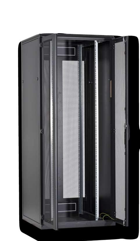 19 perforated server cabinet