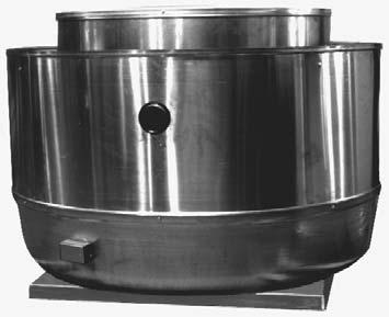 CENTRIFUGAL UPBLAST ROOF EXHAUSTERS Model VRBK CENTRIFUGAL UPBLAST ROOF EXHAUSTERS COMMERCIAL KITCHEN APPLICATIONS Belt Driven Model VRBK DESIGNED AND ENGINEERED TO MEET INDUSTRY NEEDS The Carnes