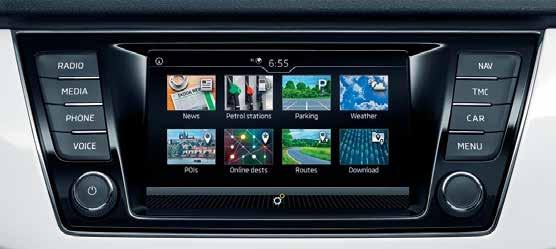move. ŠKODA CONNECT is your gateway to a world of unlimited communication possibilities.