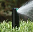 Large area rotors and rotating stream spray sprinklers should