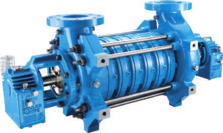 Specifications General Radially split, segmented casing, multistage pump Modular interstage components Radial and end suction configuration Materials: carbon steel, 12% Chrome, duplex and super
