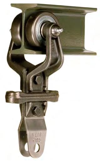 bracket 5-1/2" (139.7mm) Trolley assembly shown with chain center link and standard "H" attachment 2-21/64" (59.1) 4-5/16" (109.5) 1-7/16" (36.5) 5-1/2" (139.7) 1-7/8" (47.6) 1" (25.4) 2-1/2" (63.