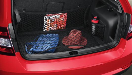 seating in the rear. CARGO ELEMENTS Any undesired movement of luggage while driving can be avoided with cargo elements.