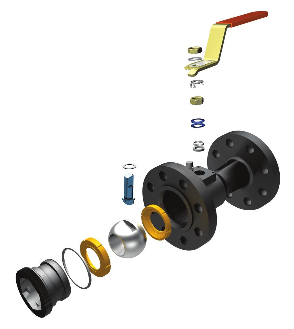 eatures & Benefits L&T Ball Valves are available in single-piece, two-piece and three-piece constructions.