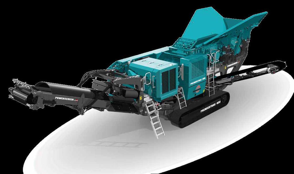 JAW 06 07 PREMIERTRAK 400/R400 The Powerscreen Premiertrak 400 range of high performance primary jaw crushing plants are designed for medium scale operators in quarrying, demolition, recycling and