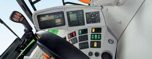 The new Commander Cab V cab has been designed for excellent visibility, to ensure a clear, uninterrupted view of the header and to