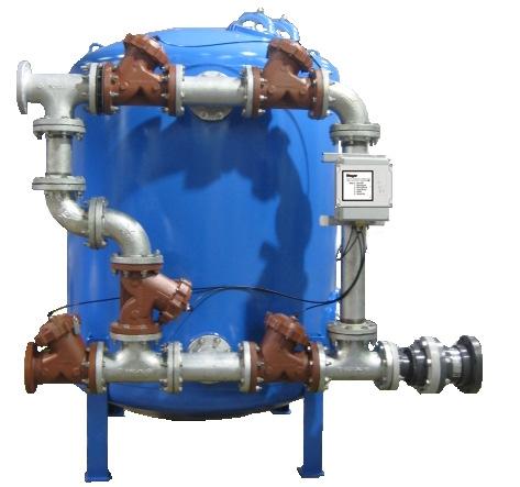 VIP I Steel Valve Nest Greensand Plus Filters Steel Piping Spray Lined Steel Single Demand initiated backwash Side mounted galvanized steel valve nest Pneumatic operated steel diaphragm valves or